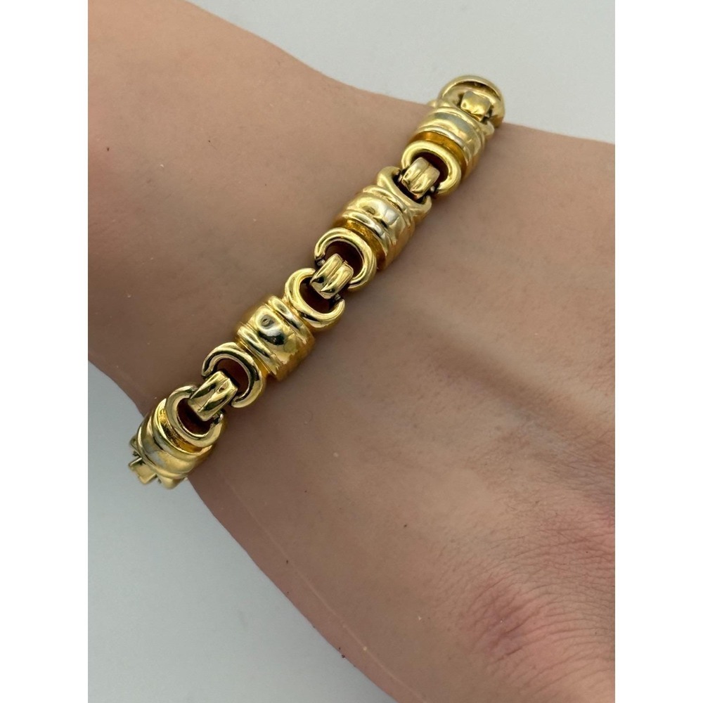 Vintage Swarovski Bracelet SAL Gold Tone Link‎